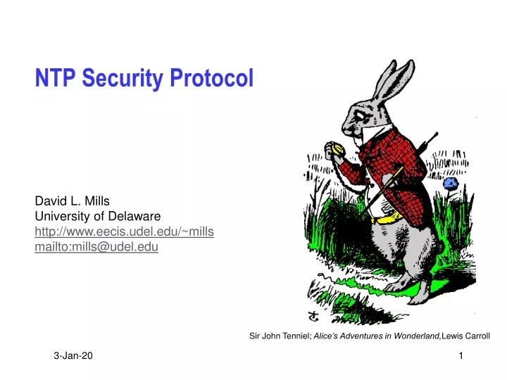 ntp security protocol