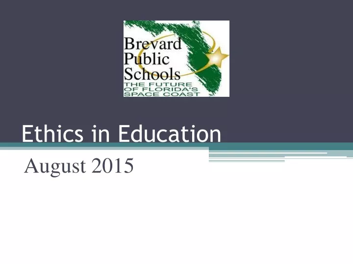 ethics in education