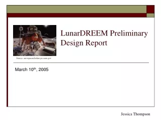 LunarDREEM Preliminary Design Report