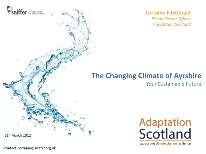 the changing climate of ayrshire your sustainable