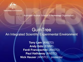 GumTree An Integrated Scientific Experimental Environment