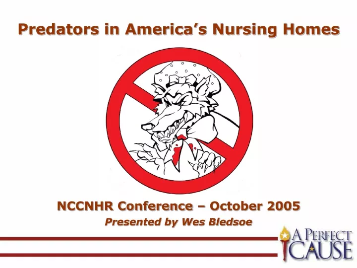 predators in america s nursing homes
