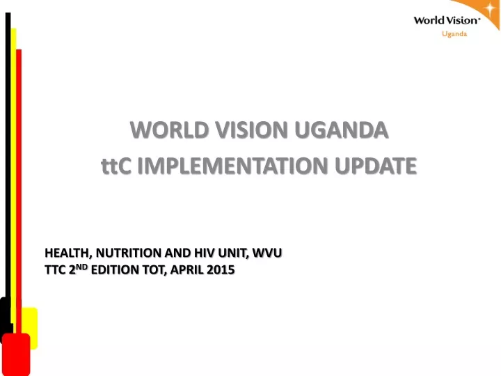 health nutrition and hiv unit wvu ttc 2 nd edition tot april 2015