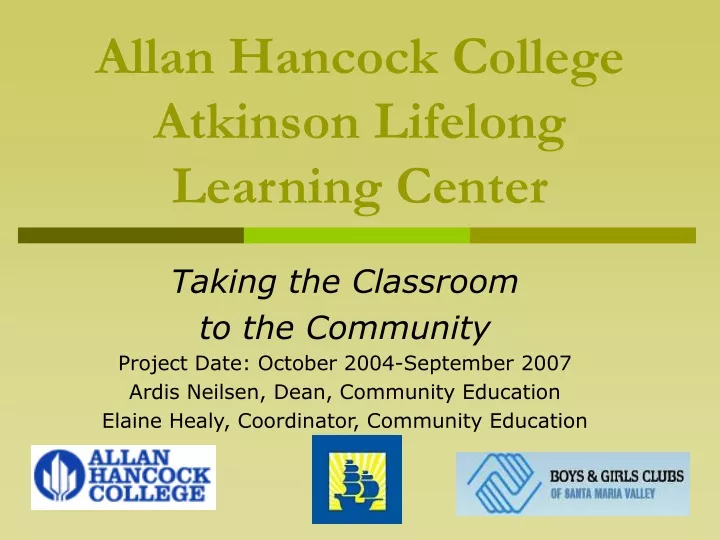 allan hancock college atkinson lifelong learning center