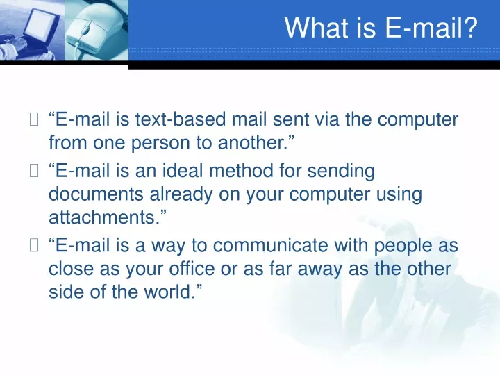 what is e mail