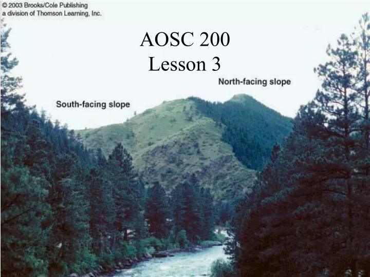 aosc 200 lesson 3