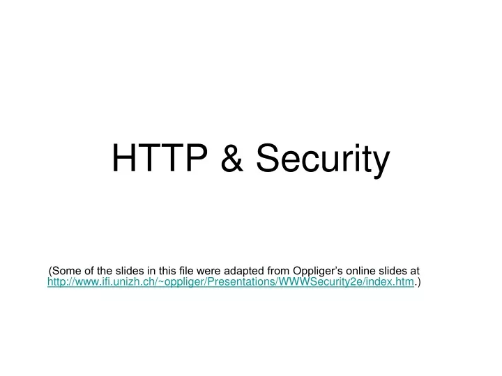 http security