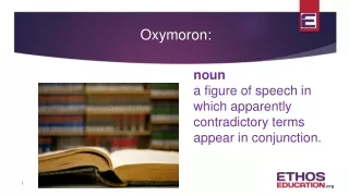 Oxymoron: