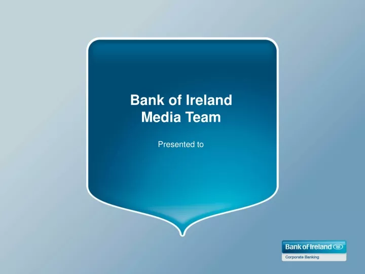 bank of ireland media team