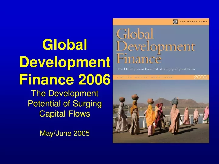 global development finance 2006 the development