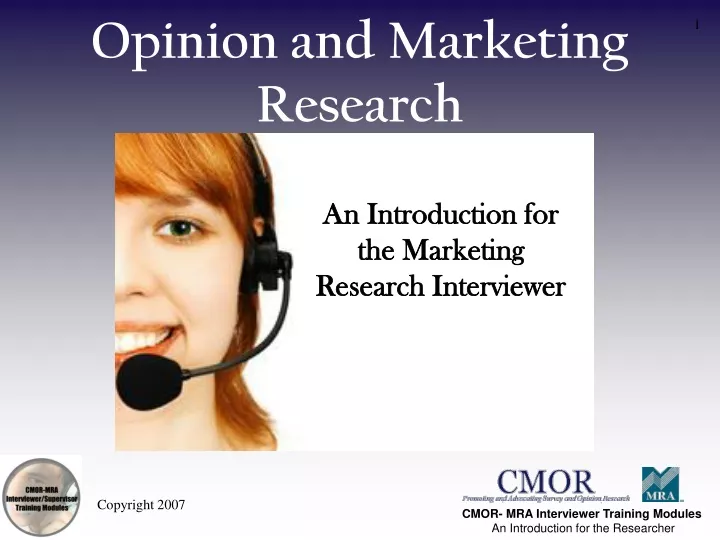 opinion and marketing research
