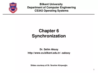 Chapter 6 Synchronization
