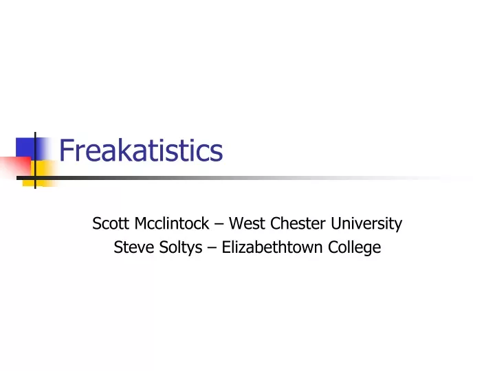 freakatistics