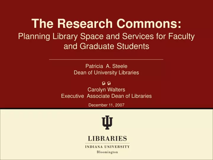 the research commons