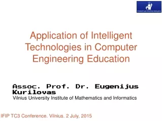 Application of Intelligent Technologies in Computer Engineering Education