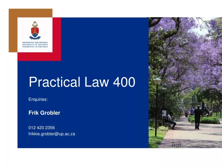 practical law 400