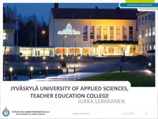 Jyväskylä  university  of  applied sciences , teacher education  college
