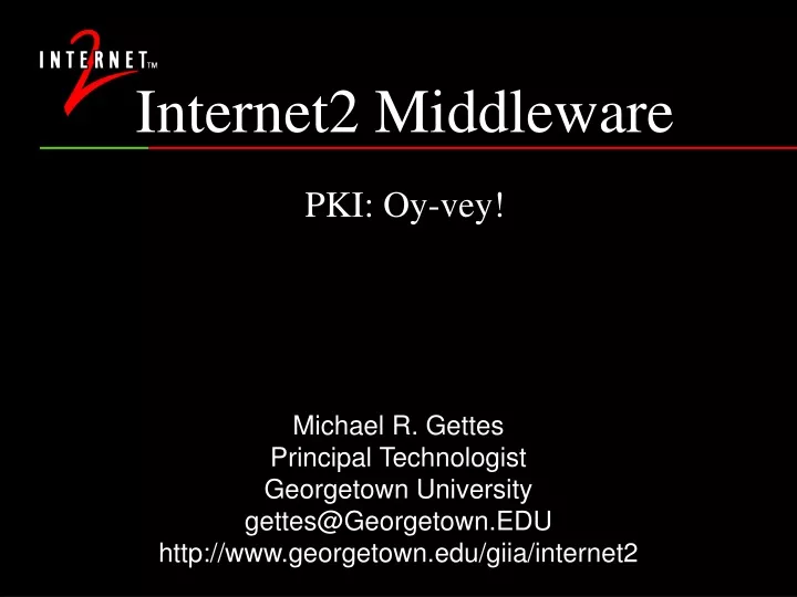 internet2 middleware pki oy vey