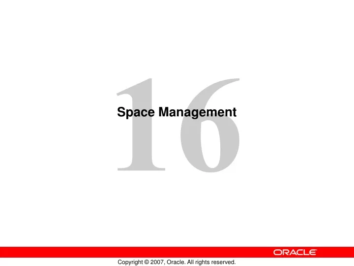 space management