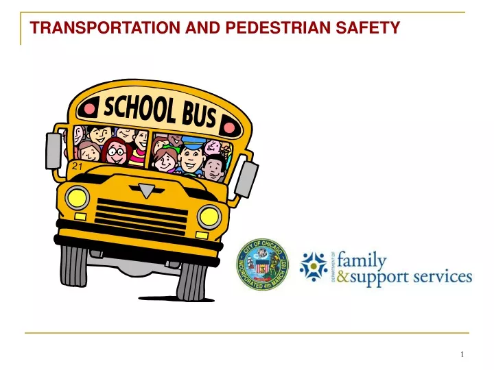 transportation and pedestrian safety