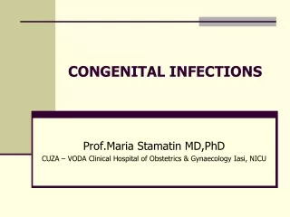 CONGENITAL INFECTIONS