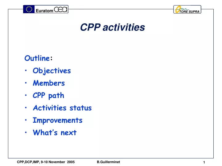 cpp activities
