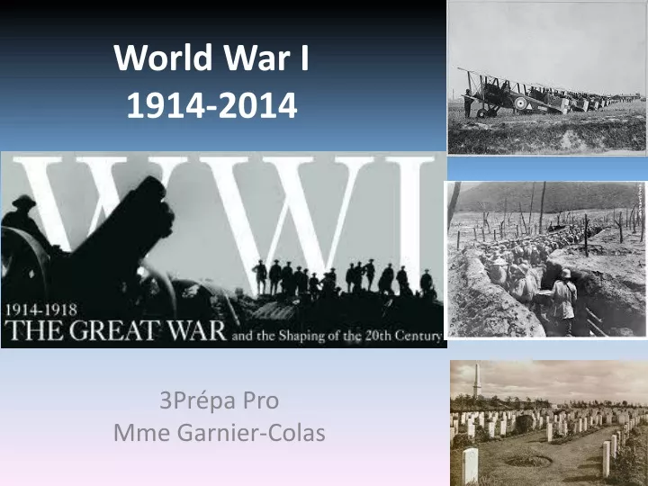 world war i 1914 2014