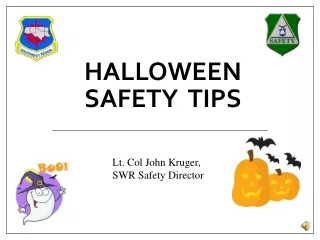 Halloween Safety   Tips