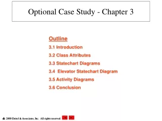 Optional Case Study - Chapter 3