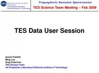 TES Data User Session