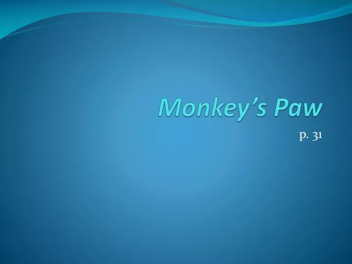 monkey s paw