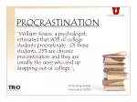 Overcoming Procrastination: Tips for College Students - slide 1
