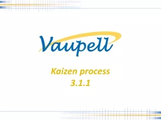 Kaizen process 3.1.1