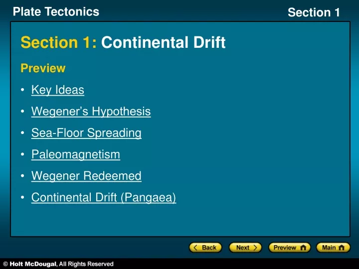 PPT - Section 1: Continental Drift PowerPoint Presentation, Free ...