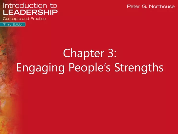 chapter 3 engaging people s strengths