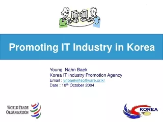 Promoting  IT Industry in Korea