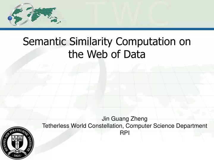semantic similarity computation on the web of data
