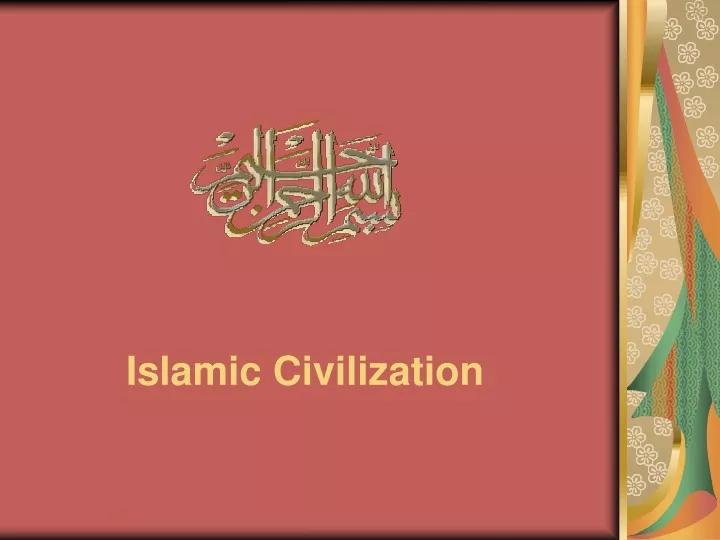 islamic civilization