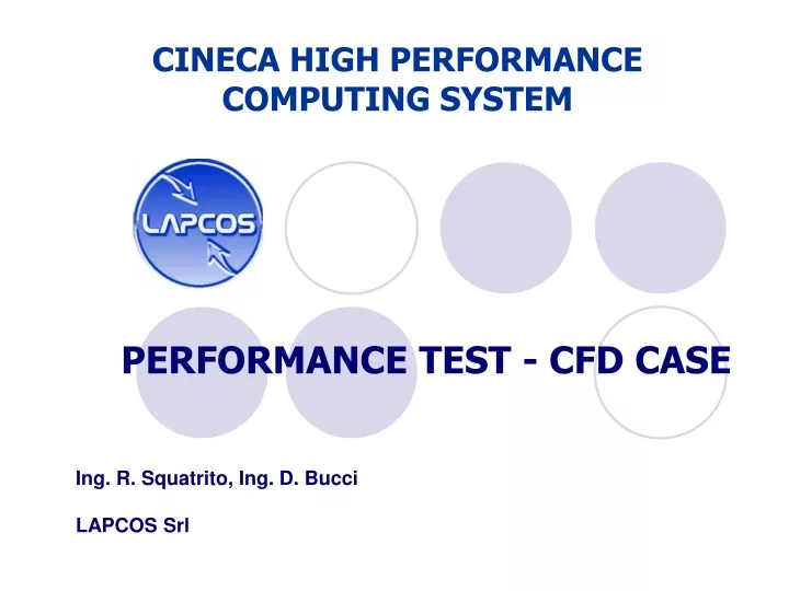 cineca high performance computing system