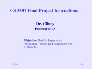 CS 3501 Final Project Instructions