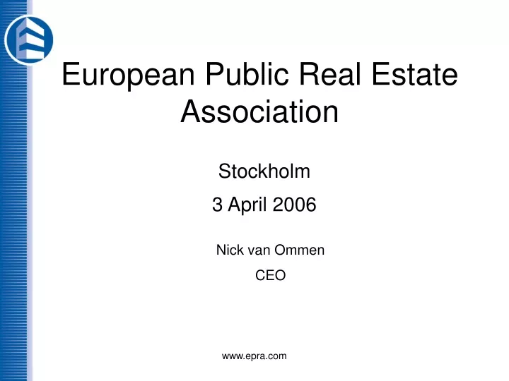 european public real estate association