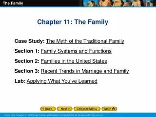 Chapter 11: The Family Case Study: The Myth of the Traditional Family