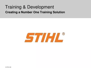 Training &amp; Development