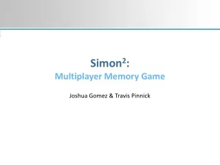 Simon 2 : Multiplayer Memory Game