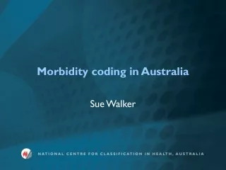 Morbidity coding in Australia