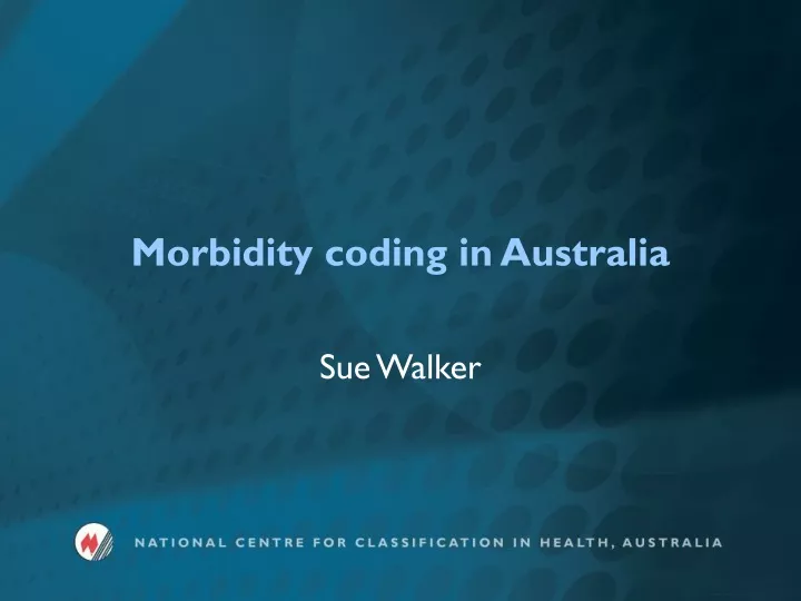morbidity coding in australia