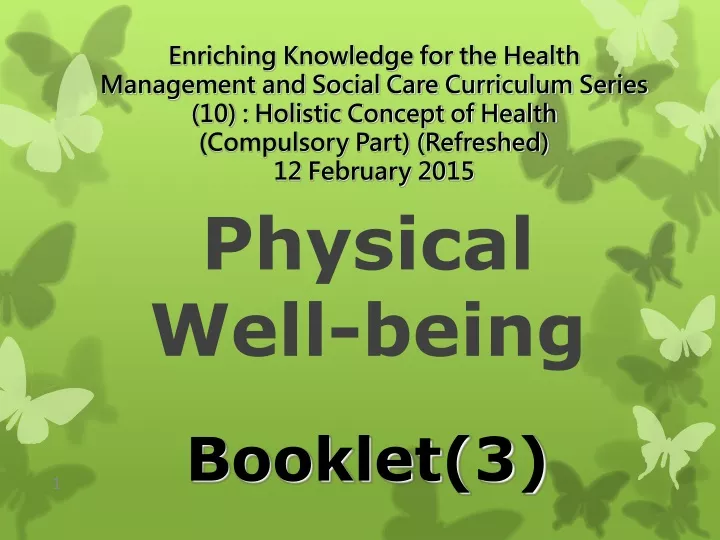 physical well being