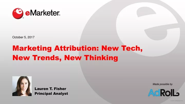 marketing attribution new tech new trends