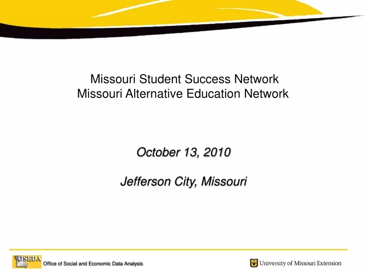 missouri student success network missouri