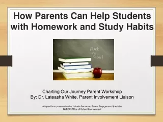 How Parents Can Help Students with Homework and Study Habits